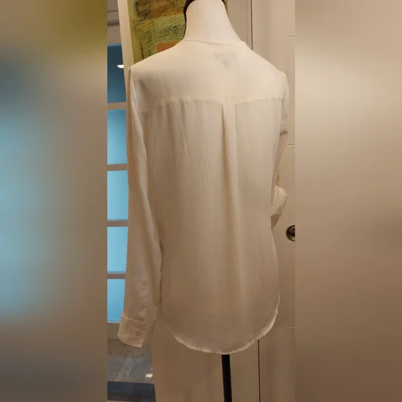 Express Cream Button Down Shirt - Picture 5 of 8